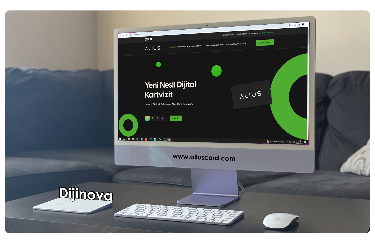 Aliuscard Dijital Kartvizit
