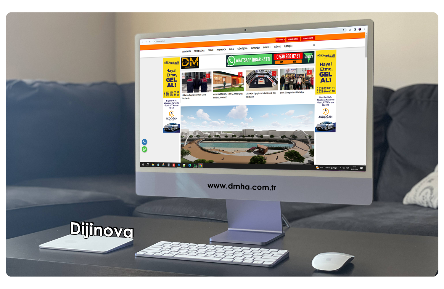DMHA Düzce Medya Haber Ajansı Web Yazılım ve Tasarımı