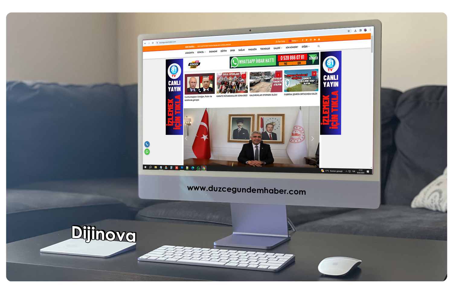 Düzce Gündem Haber Yazılımı ve Tasarımı