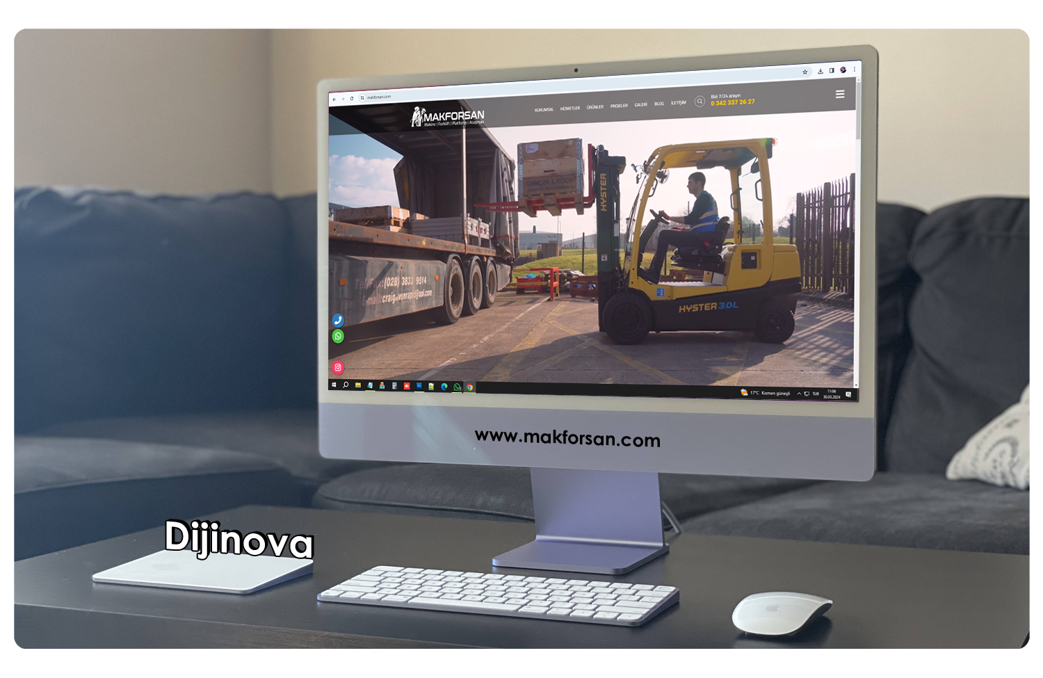 Makforsan Makine Forklift Firması Web Tasarımı ve Yazılımı