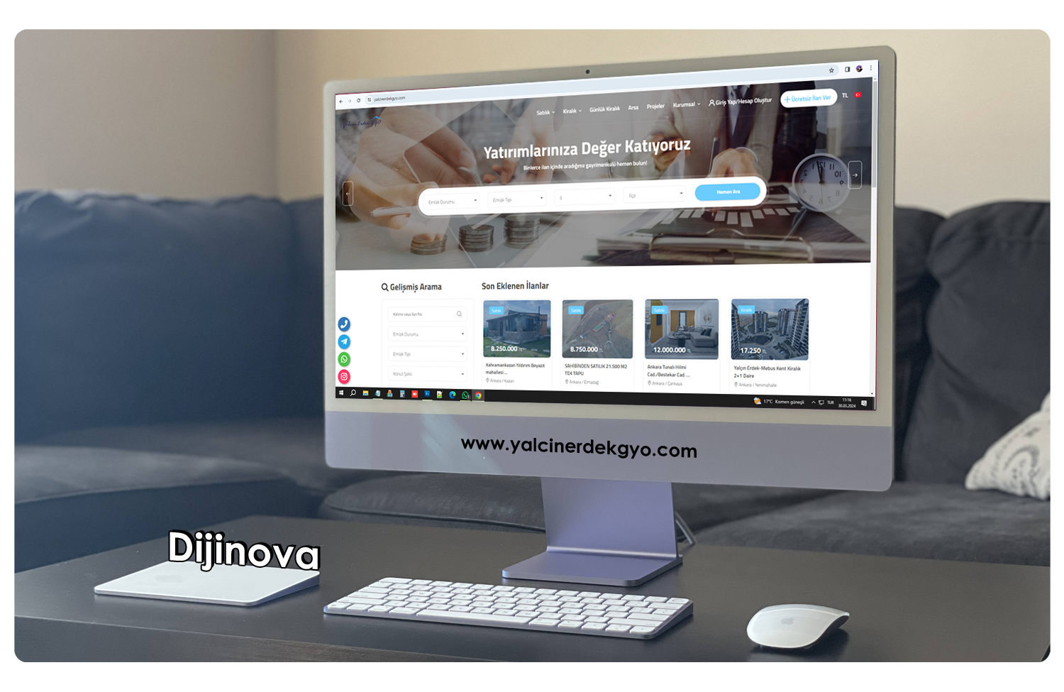Yalçın Erdek GYO Emlak Web Yazılımı